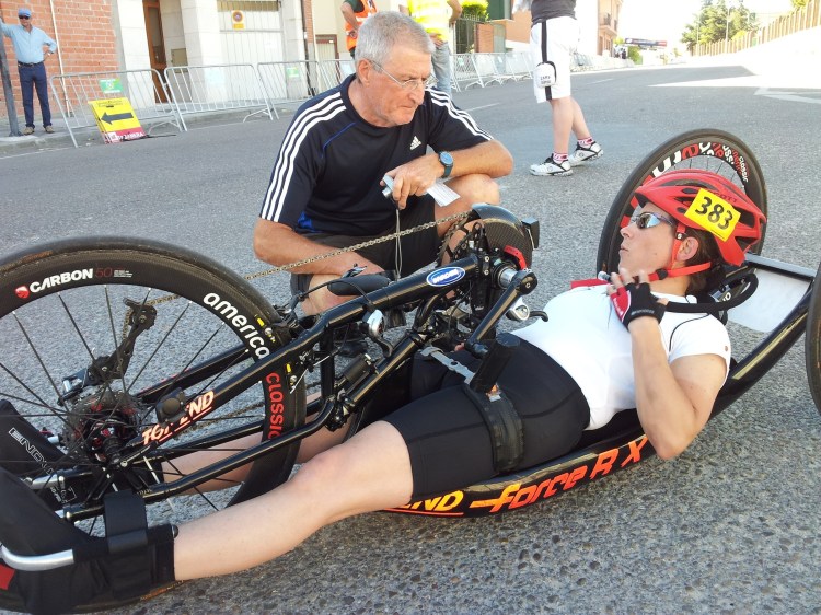 Pep talk before the TT